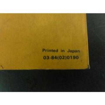 Komatsu 6D105-1 Diesel Engine Parts Book