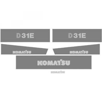 D31E New Komatsu Dozer Decal Set with Stripe