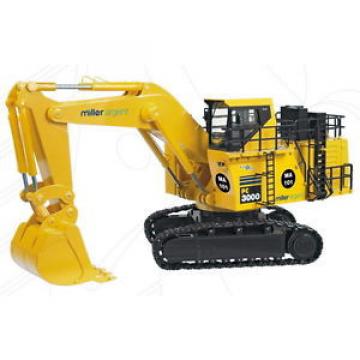 1:50 Scale Komatsu PC3000-6 Mining Backhoe Loader - MILLER ARGENT - BNIB