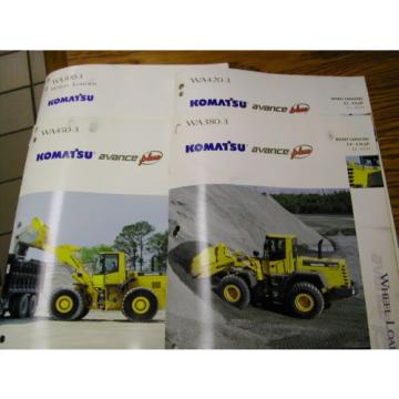 Komatsu WA380-3 420 450-3 WA600-3 SERVICE SHOP REPAIR MANUAL WHEEL LOADER GUIDE