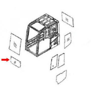 22B-54-16150 Lower Door Glass For Komatsu Excavator PC228USLC-3-KU