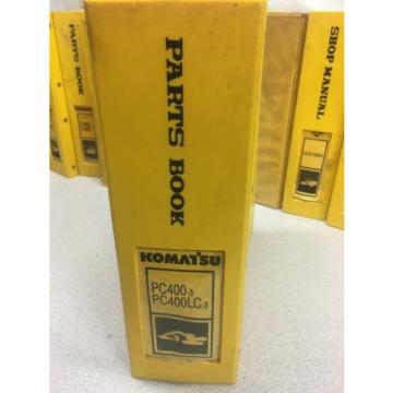 KOMATSU PC400-3 &amp; PC400LC-3 Hydraulic Excavator Parts Book / Service Repair