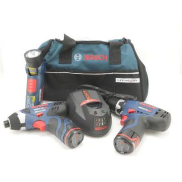 Bosch CLPK30-120 12 Volt Max Lithium-Ion 3-Tool Combo Kit