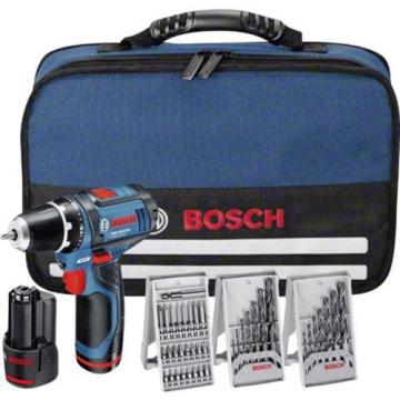 Bosch GSR 12V-Li 2 batterie trapano avvitatore + 3 kit punte inserti valigetta