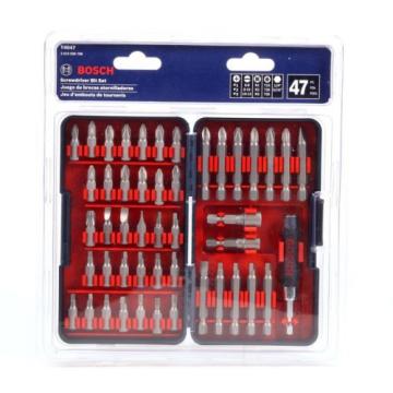 New Bosch 47 Piece Screwdriver Bit Set Star Security Hex Pc Tools Repair Driver