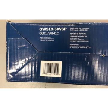 New Bosch 5-Inch Variable Speed Angle Grinder  GWS13-50VSP-Factory New, Sealed