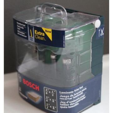 BOSCH 1/4&#039;&#039; Shank Laminate Trim Set RBS020SXW Extra Clean Smooth Feed New In Box