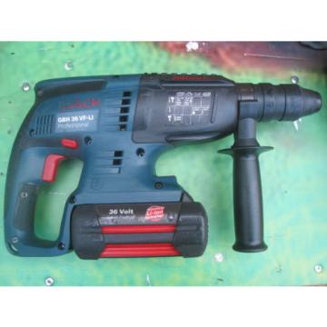 BOSCHHAMMER DRILL GBH 36VF-LI PROFESSIONAL CORDLESS SDS