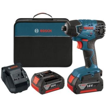 Bosch Li-Ion Impact Driver/Drill Cordless Power Tool Kit 1/4&#034; Hex 18V 25618-01