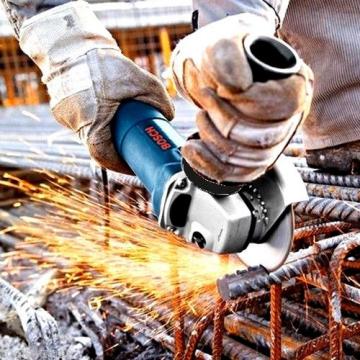 Bosch GWS850 Angle Grinder With Diamond Blade 240V + 10 Thin Metal Inox Disc