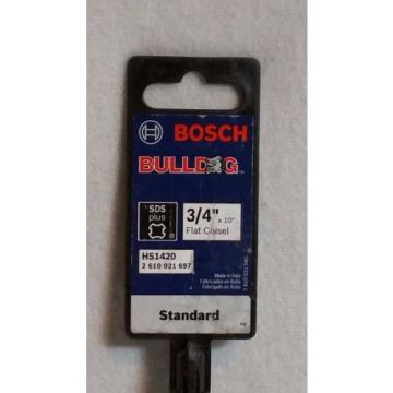 BOSCH Bulldog HS1420 3/4&#034; x 10&#034; Flat Chisel - Bosch HS1420 SDS Plus Flat Chisel