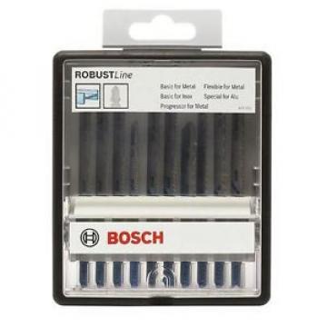 Bosch 2607010541 Robust Jigsaw Blade Set Metal 10Pc (CLEARANCE)