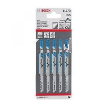 Bosch 2608631017 Lame per Seghetti Modello T127D, 5 Pezzi