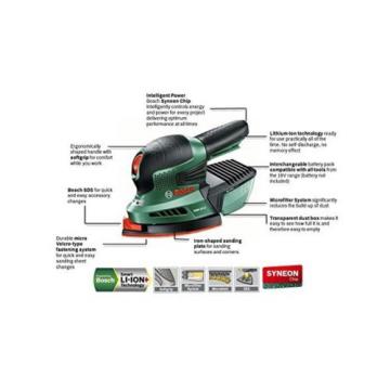 Bosch PSM 18 LI Cordless 18 Volt Li-Ion Multisander Electric Sander