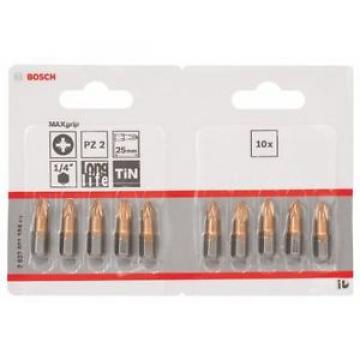 Bosch Zubehör 2607001594 - Inserti per avvitatrice Max Grip PZ 2, 25 mm