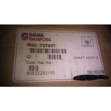 GENUINE SAUER DANFOSS SHAFT BEARING ASSEMBLY 737957