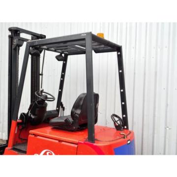 LINDE E16P. 3800mm LIFT. USED ELECTRIC FORKLIFT TRUCK. (3885)