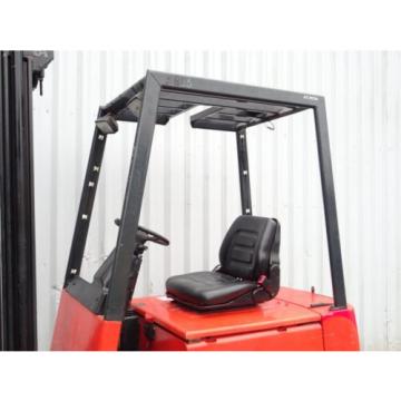 LINDE E16P. 3800mm LIFT. USED ELECTRIC FORKLIFT TRUCK. (3885)