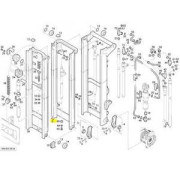 Linde Center rail - Lift mast central assy 4775HH