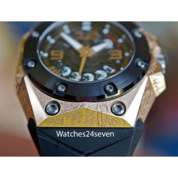 Linde Werdelin Oktopus Moonphase Gold Tattoo LTD, SUPER RARE, Retail $43,400