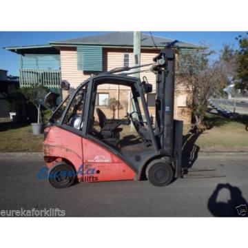 LINDE 2.5 TON USED FORKLIFT: AUTO, LPG &amp; SIDE SHIFT 2005 MODEL - ONLY 6765 HOURS