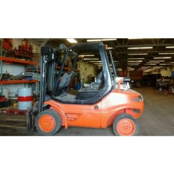 LINDE PNEUMATIC H40D -04 8000LB DIESEL FORKLIFT LIFT TRUCK