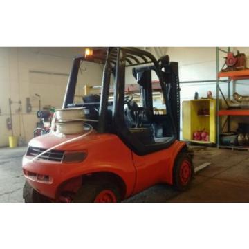 LINDE PNEUMATIC H40D -04 8000LB DIESEL FORKLIFT LIFT TRUCK