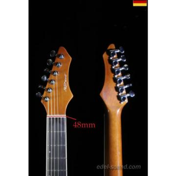 40` Westerngitarre Jane sunburst, breiter Hals, Decke Fichte Korp. Linde Cut EQ,