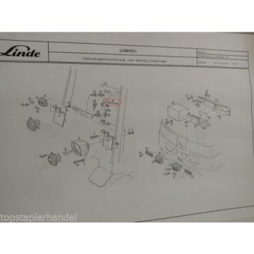 Steering column Switch Linde no. 0009732612 Type E20/25/30 H12/15 BR 325 etc