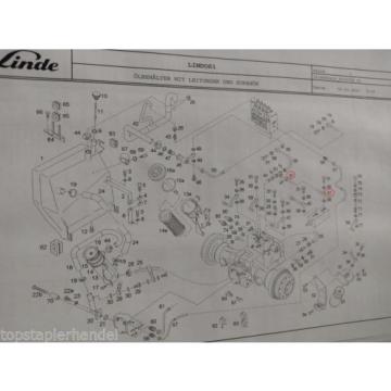 Linea tubo Linde no. 0009572584 Tipo H20/25/30/35-03 BR 351-03