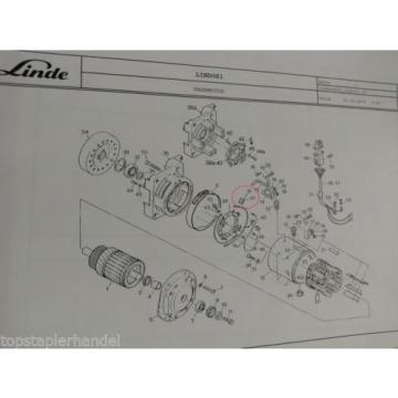 Balai En Charbon Moteur De Traction Linde No. 0009718177 Type E12/14/15/16/18-02