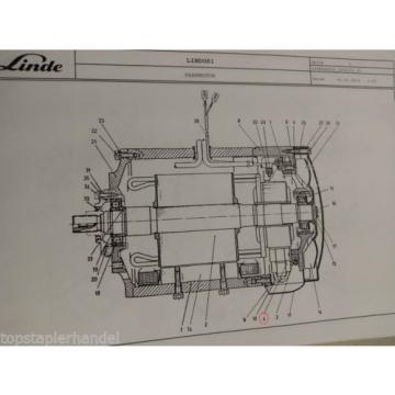 Kohlebürste Fahrmotor Linde Nr. 0009718116 Typ E20/25/30 BR 325