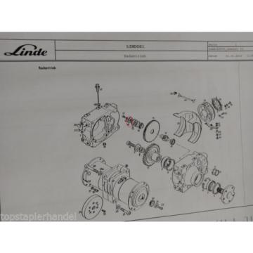 Deckel Radantrieb Linde Nr. 009182042 Typ E16/12/15/16 H12 BR 322,324, 350-01/02