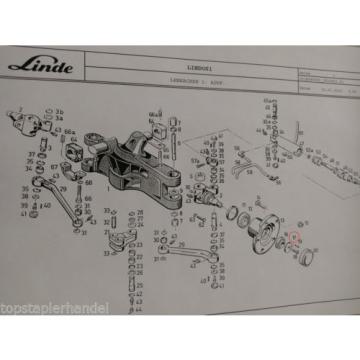 Scheibe Lenkachse Linde 0009140931 E16/20/25/30 H12/15/20/25/30 BR322,325,330 uv