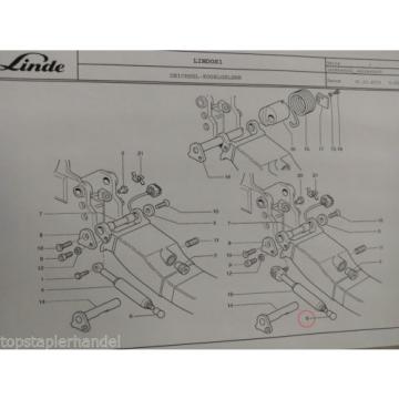 Vite a sfere Ammortizzatore Barra traino Linde 0039342000 T16/18/20 L10/12 BR