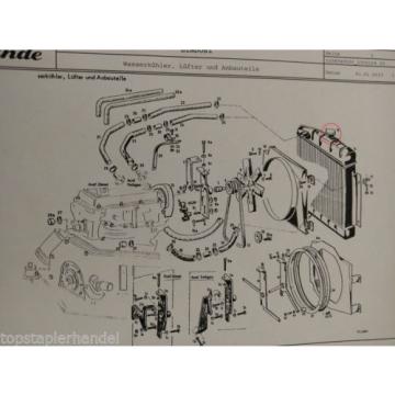 Bouchon de radiateur Linde 0009184606 H12/15 H20/25/30/35/40 BR 330,331,332