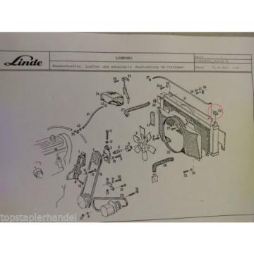 Bouchon de radiateur Linde 0009184606 H12/15 H20/25/30/35/40 BR 330,331,332