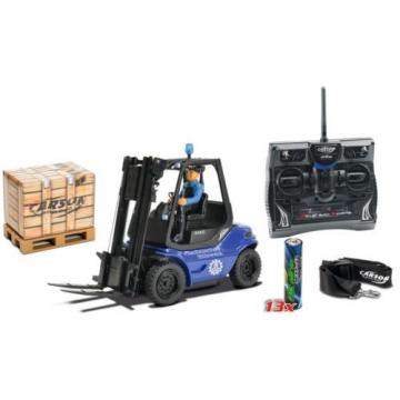 Carson Blue Forklift Linde H 40 D + Pallet Cargo RC Model Car 1:14 Genuine New