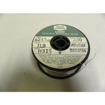 1 Lb Pound  .030&#034; Dia. Union Carbide Linde 4043HQ Welding Wire Roll (A5)