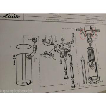 Kohlebürstensatz Pumpenaggregat Linde Nr. 0009718148 Typ N20/N20H BR 377