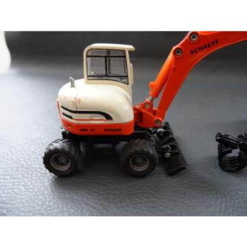 SIKU METAL MODELS 1/50 LINDE H80 AND BAGGER SCHAEFF HML32 LOT OF 2 Pcs