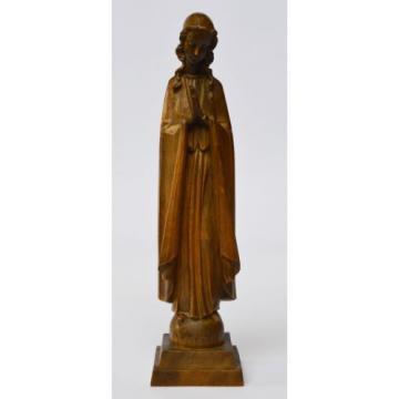 Skulptur Holz Linde handgeschnitzt betende Madonna Maria Muttergottes Höhe 21 cm