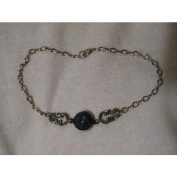 ...Vintage Sterling Silver,3.5ct 9mm Linde/Lindy Blue Star Sapphire Bracelet...