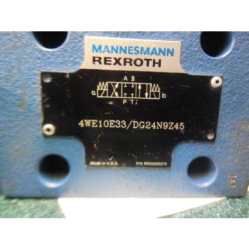 Origin REXROTH DIRECTIONAL VALVE # 4WE10E33/DG24N9Z45