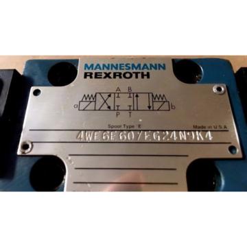 Mannesmann Rexroth Valve 4WE6E60/EG24N9K4