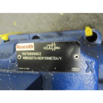 Origin REXROTH DIRECTIONAL CONTROL VALVE 4WEH22C74/6EW110N9ETDA/V