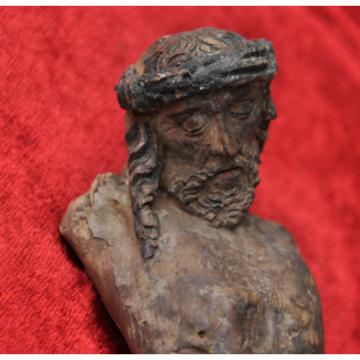 Christusfigur, spätgotisch, 1500-1530, Bayern/Österreich, Linde, gefasst, 25 cm,