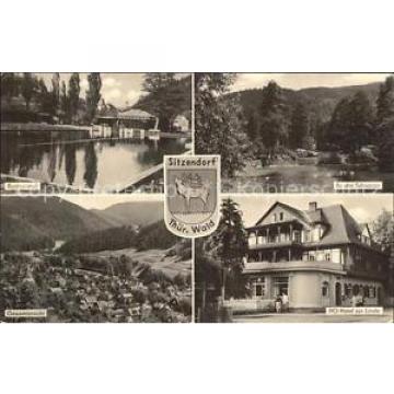 72377074 Sitzendorf Thueringen Schwarza Hotel Linde Badeanstalt Sitzendorf Schwa