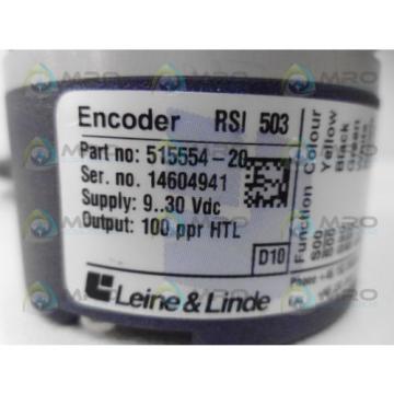 LEINE &amp; LINDE 515554-20 INCREMENTAL ENCODER *NEW NO BOX*