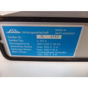 Linde U 101 A Kühlstellenregler Temperaturregler Klimaregler